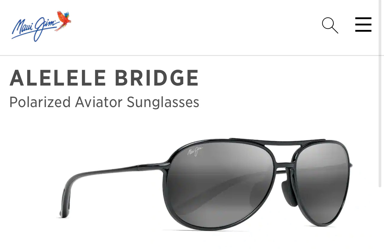 Alelele bridge shop polarized aviator sunglasses