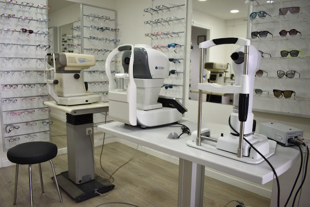 Testing Room for eye tests at Alex Optical 