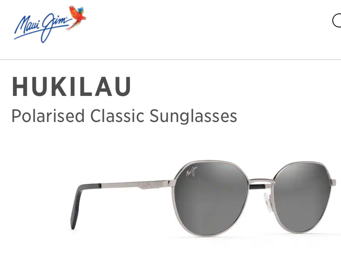 Hukilau Maui Jim sunglasses in silver