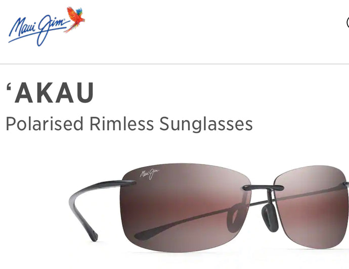 Maui Jim 'Akau sunglasses in black